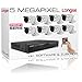 Produktbild Longse - Profi Serie 5 Megapixel Videoüberwachung Komplett Set 2,8mm-12mm - LID90SET8 - 4000GB Festplatte