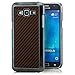 Produktbild Saxonia® Samsung Galaxy J5 (2014) Hülle Case Schutzhülle Cover Slim Design in Carbon-Optik Braun