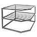 Produktbild Seville Classics 2-Tier Corner Shelf Counter and Cabinet Organizer, Platinum by Seville Classics