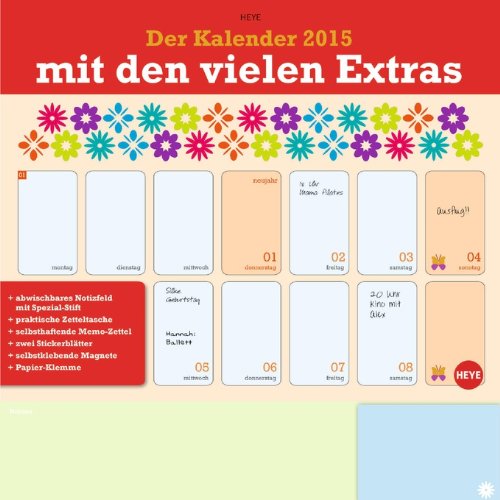 Preisvergleich Produktbild Kalender mit vielen Extras 2015