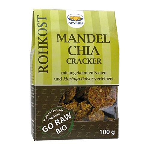 Preisvergleich Produktbild Govinda Mandel-Chia-Kräcker, 1er Pack (1 x 100 g)
