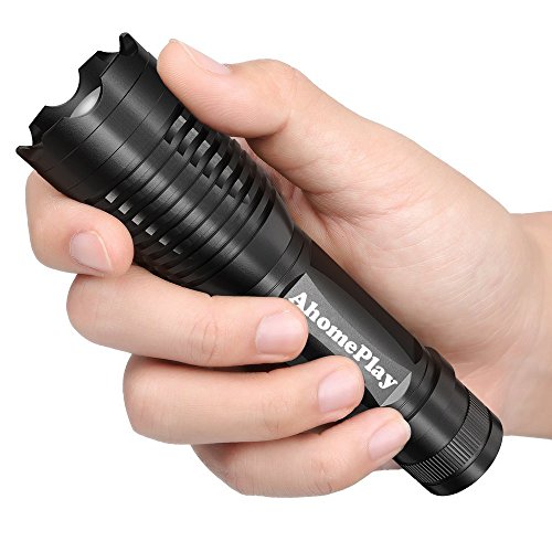 UV Schwarzlicht Taschenlampe, AhomePlay Ultraviolet 395nm LED Lampe, Urinflecken detektor, Bett-Wanzen-Sucher, Hund / Katze Fleckenentferner, mit Batterie 18650 und Aufladeeinheit - 3