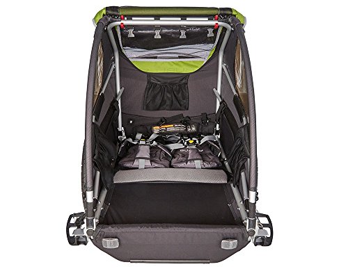 Burley Fahrrad Kinder Anhänger Wagen D`Lite Wasserabweisend Federung Kompakt 48 Liter, D`LITE Blau