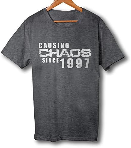 21st Birthday Gift Causing Chaos Since 1997 21st Birthday Gift - Womens &amp; Mens Fit/Unisex T Shirts Now Available. Many Colours