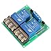 Produktbild KKmoon 2-Kanal-DC 5V 30A Relay Board Modul Optokoppler Isoliert High/Low Trigger Relais-Modul