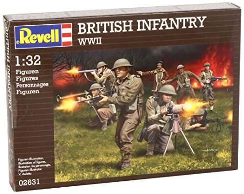 Preisvergleich Produktbild Revell Modellbau 02631 - Britische Infanterie, WWII im Maßstab 1:32
