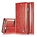 Produktbild Weekendy Für Handy-Fälle, CaseMe-003 für iPhone 8 Plus & 7 Plus PU + PC Business Style Crazy Horse Textur Horizontal Flip Ledertasche mit Halter & Kartensteckplätze & Brieftasche ( Farbe : Red )