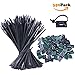 Produktbild NOUVCOO 250 Stück Nylon Kabelbinder, 4x250mm Schwarz Selbstsichernde Kabelbinder für Home Office Garden Garage und Werkstatt NV03