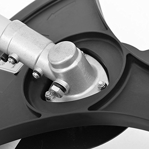 HECHT Elektro-Motorsense 1238 Rasen-Trimmer Freischneider (1200 Watt, inkl. Fadenspule, 3-Zahnmesser und Tragegurt) - 8