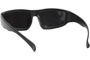 LAZMIN112 Solar Eclipse Glasses - for Direct Sun Viewing for Solar Eclipse, Produce A Sharper Orange Image for Observing Large Sunspots, Transitions of, Transits of Mercury (Black)