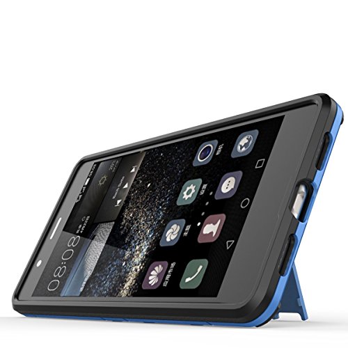 Huawei P9 Lite Funda  Pasonomi    Ultra Delgada   Outdoor  Armor Case con Soporte Carcasa para Huawei P9 Lite  Azul 