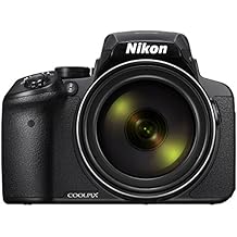 Nikon Coolpix P900 16.0MP Point and Shoot Camera (Black) with 83x Optical Zoom, Card and Camera Case