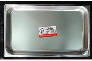 Pentole Agnelli Bac gastronorme GNP11020 1/1, acier inoxydable