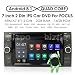 Produktbild In Dash Navigation Android 8.1 Quad Core Car Double Din Stereo Headunit for Ford Focus Mondeo S-max C-max Galaxy Support WiFi 4G Bluetooth DAB DVR SWC