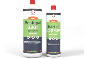 Epoxidharz Resinpal 2301 mit Härter | 3 kg Epoxy Set | Transparent & Glasklar | Zum Laminieren & Gießen | Kunstharz Made in Germany | Komplett für Anfänger & Profis | Direkt vom Hersteller |