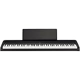 KORG B2 Digitalpiano, Keyboard, E-Piano (mit Notenpult, Dämpferpedal und Lernsoftware zum Üben zuhause), USB Midi/Audio-Ansch