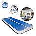Produktbild Aufblasbare Gymnastikmatte (Luftpolstermatte) für Taekwondo und Fitnesstraining auf dem Boden. Auch für Zuhause, Picknick, Cheerleading - Verbesserte Version zur Verbesserung der Luftlecks