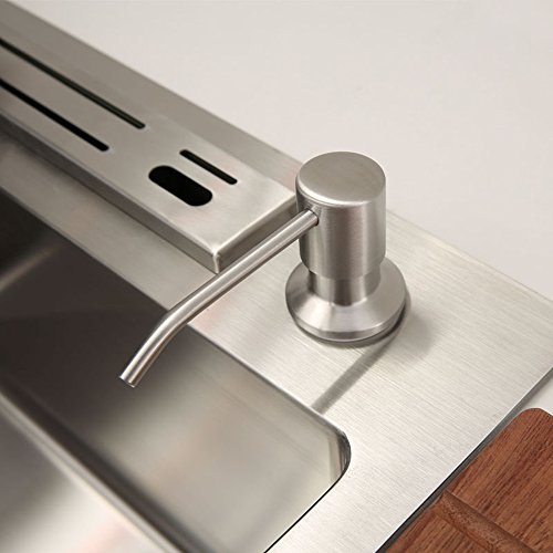konhard sp101 K Küche Spüle Seifenspender, Deck montiert, gebürstet Head - 4