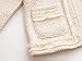 Marc janie Baby Girl Solid Color Knitting Top Beige 4T