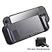 Produktbild Case kompatibel für Nintendo Switch 3in1 Ultra Slim gedockt PC-Cover mit TPU Joycon Controller Grip Super Thin Fit im Dock von Hikfly (Schwarz)