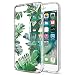 Produktbild Eouine iPhone 8 Hülle, iPhone 7 Hülle, Ultra Slim Soft TPU Muster Schutzhülle Silikon Stoßfest Bumper Case Cover für Apple iPhone 7 (2016)/iPhone 8 (2017) 4.7-inch Smartphone (Blätter)