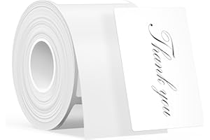 ‎SUPVAN SUPVAN KATASYMBOL T50M Pro Taśma Do Drukarki Etykiet, Papier, Wodoodporne Etykiety Do Domu, Szkoły, Biura, 40 mm X 60 mm, 130 Etykiet/Rolka, 1 Rolka, Czarny Na Biały