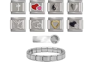 ITALIAN CHARMS Starter Kit 7 - fit all classic 9mm Italian bracelet - UK stock
