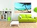 Produktbild Urlaub Hängematte Beach 3D Look Wandtattoo 70 x 115 cm Wanddurchbruch Wandbild Sticker Aufkleber DesFoli © R222