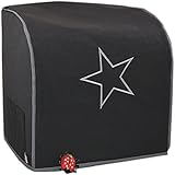 Abdeckhaube, Thermomix TM 5 , Mod. Stern, bestickt,. Schutzhaube, Original Rezept-Chip und Cook-Key Taschen, Muttertag, Handmade by ingas handmade from germany®