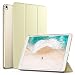 Produktbild MoKo Hülle für Neu iPad Pro 12.9 2017 - PU Leder Tasche Schutzhülle Schale Smart Case mit Translucent Rücken Deckel, mit Auto Schlaf / Wach Funktion und Stanfunktion für Apple New iPad Pro 12.9 Zoll 2017 Tablet, Champagne Gold