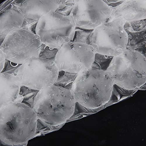 Gazechimp 12pcs Einweg Eiswürfelbeutel Kühlschrank 28 Würfel Kunststoff - 5