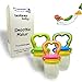 Produktbild bestbeans Baby Smoothie Maker Fruchtsauger Schnuller - Perfekt für Früchte Obst Gemüse Breisauger (S, Ersatzsauger)