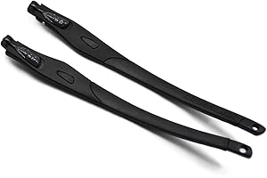 SOODASE Patas de gafas de repuesto por Oakley Crosslink Montura de Gafas graduadas