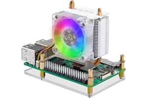 GeeekPi ICE Tower Cooler for Raspberry Pi 5 with RGB Cooling Fan and Heatsink