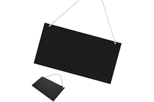 TFSYLISA Mini lavagna,Lavagna da appendere Legno,Lavagnette Messaggi Con Cordoncino,Lavagnette Promemoria Decorazione Per Ristorante Caffè Menù Casa Festa 26X14cm