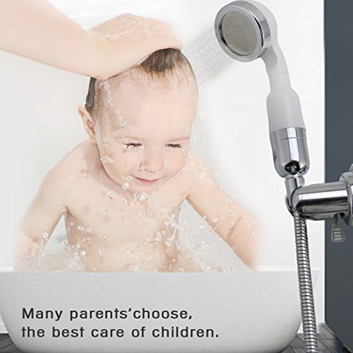 LEF hohen Druck Ionic Handheld Duschkopf Filter mit 3 Schicht Wasser Filtrationssystem – Reinigen, weich und sparen Wasser, perfekt für Baby und schwangere Frauen - 7