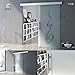 Produktbild BxH: 102,5x205cm Design Glasschiebtür Amalfi TS18-1025 Yo-Design, mit Soft-Close-Automatik, ESG-Sicherheitsglas, mit Stangengriff aus Edelstahl