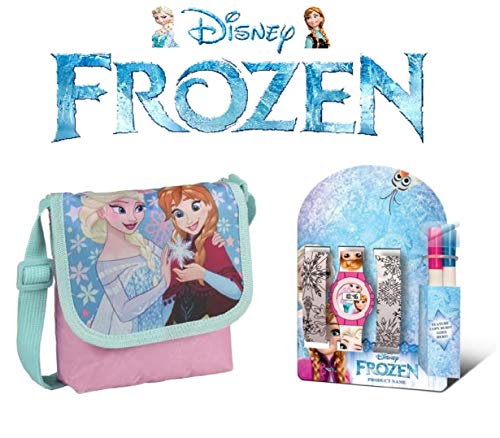 Preisvergleich Produktbild Frozen Umhängetasche + Schmuck 4 Stück Frozen