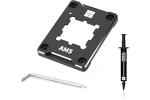 Thermalright ASF-BLACK AM5 - Soporte para CPU (marco de fijación anti-flexión, AM5 Full Fit Fixed Non-Marking, AM5, marco de contacto anti-flexión, enfriador de CPU estándar