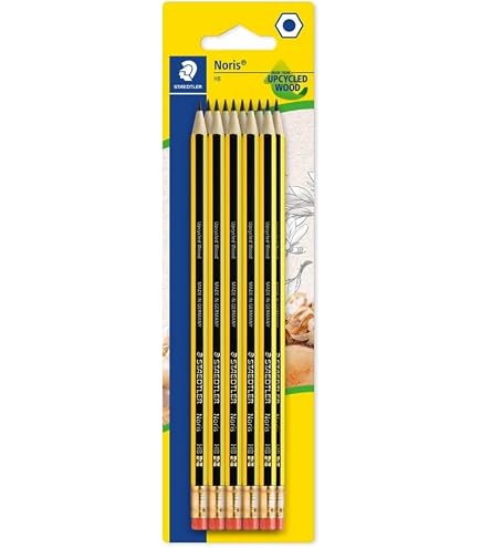 Helix Oxford HB Graphite Pencils - Pack Of 12 Pre-Sharpened Premium Pencils Plastic-Free