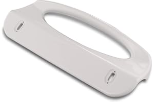DL-pro Türgriff Kühlschrankgriffe 186mm weiß für AEG Electrolux Privileg Zanussi 206176602/4 2061766024 Griff Handgriff Kühlschrankgriff für Kühlschrank Gefrierschrank KühlGefrierKombination