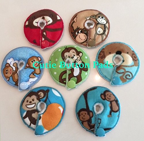 G-tube Pads 7 Pack (Reusable monkeys)