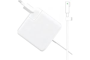 SCOVEE Caricabatterie MacBook Pro 60W L-Tip, Adattatore Rapido Compatibile con MacBook Pro 13 pollici (2008, 2009, 2010, 2011-2012) A1278 A1181 A1184 A1344 A1330 A1342 modelli
