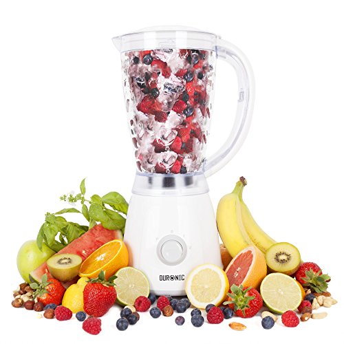 spécification Duronic BL4 Blender avec carafe et moulin à café / épices - Moteur de 400W avec 2 vitesses - Fonction autonétoyage et pulse