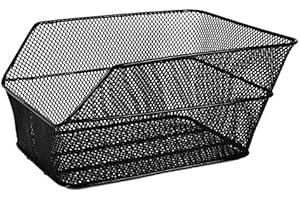 artex 34.54.50 Cestino Bici Posteriore in Rete Nero Speedy Misure massimo ingombro Cm 38x31x18h, è Necessario Il Portapacchi