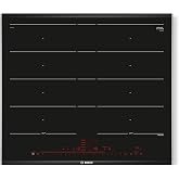 Bosch, Induction Hob, Series 8, FlexInduction, black, PXY675DC1E | Kitchen with containers of any shape and size thanks to it