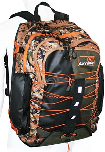 GYST BP1-15 Backpack, Camouflage/Orange