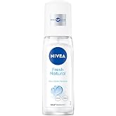 NIVEA Kadın Pump Sprey Deodorant Fresh Natural 75ml, Ter Kokusuna Karşı 48 Saat Koruma, Al&uuml;minyum İ&ccedil;ermez