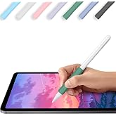 Apple Pencil 1-2 Nesil Pro USB-C Uyumlu Soft Yumuşak Silikon Kalem Tutucu Zarif Ve Rahat Kullanım Haki