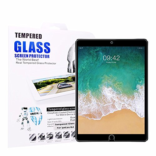 EasyAcc iPad Pro 10.5 Schutzfolie, Klar Anti-Kratz 9H Hardness Glas Folie Panzerfolie Displayschutz – iPad Pro 10.5 Gehärtetem Glas - 4